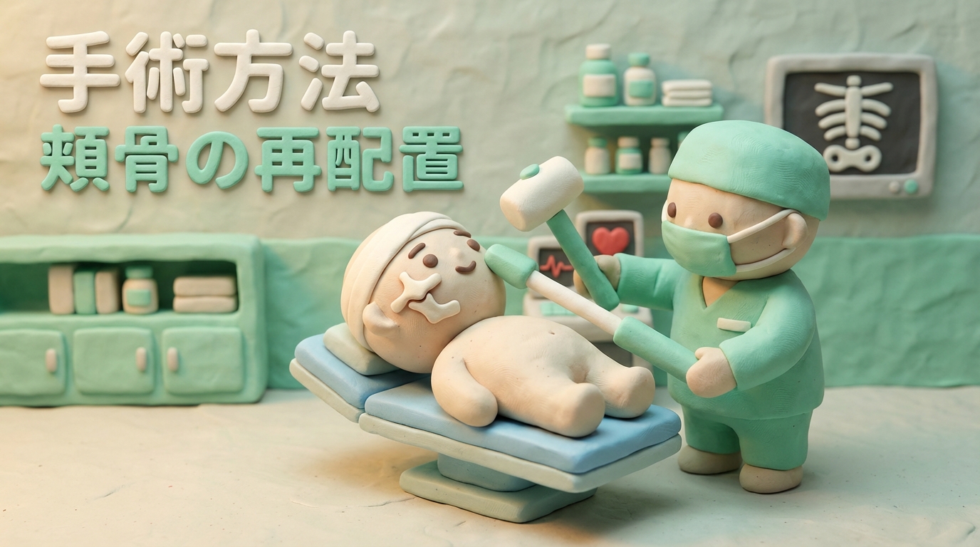 광대뼈 축소술의 수술 방법