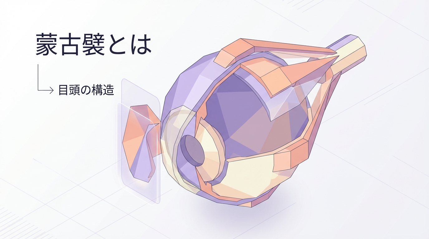 몽고주름의 구조