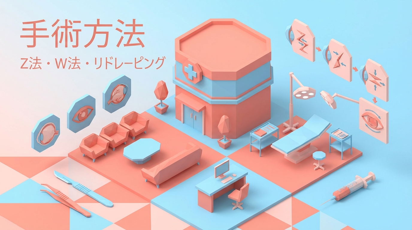 앞트임 수술 방법