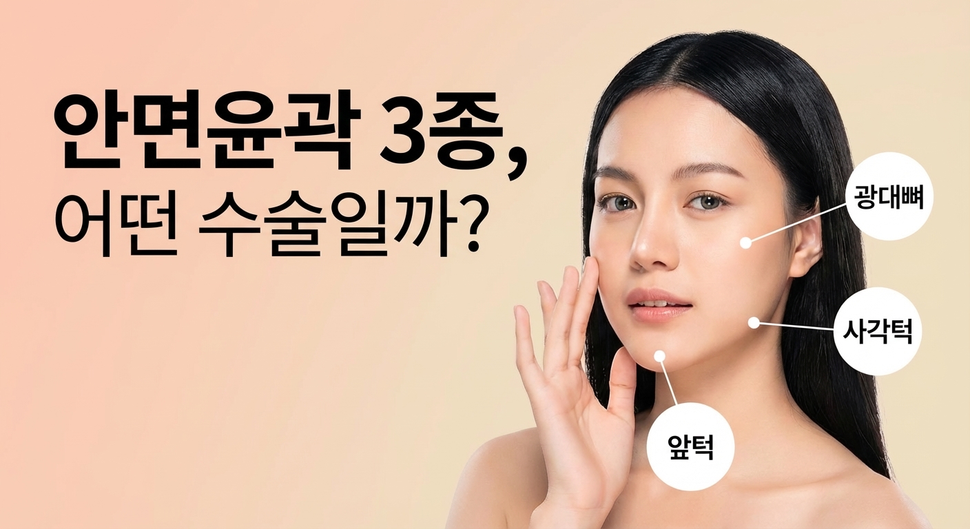 작은 얼굴을 원하시나요! 윤곽3종세트(턱끝·사각턱·광대) 완벽 해설