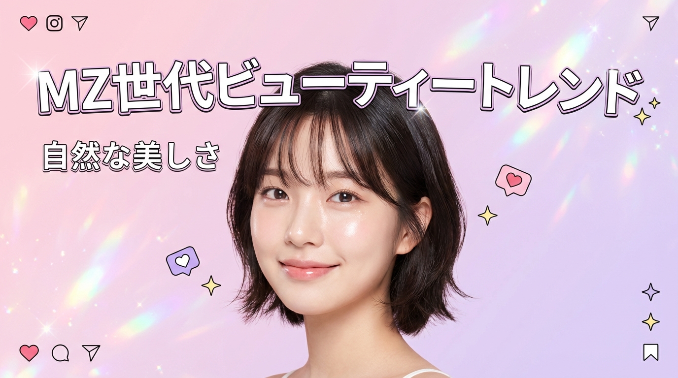 MZ세대 뷰티 트렌드 완전 가이드：한국발 최신 미용법으로 자연스러운 아름다움을 손에 넣으세요