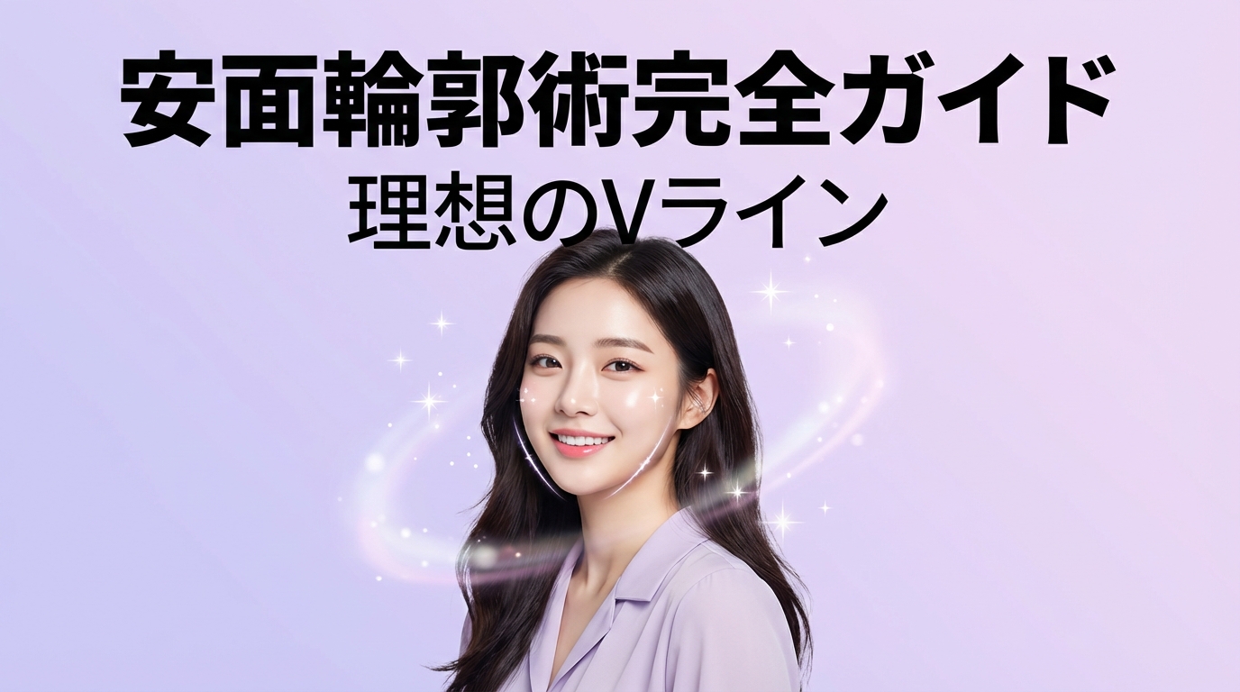 안면윤곽술 완전 가이드｜광대 축소・사각턱 깎기・V라인 형성에 대한 모든 것을 철저 해설